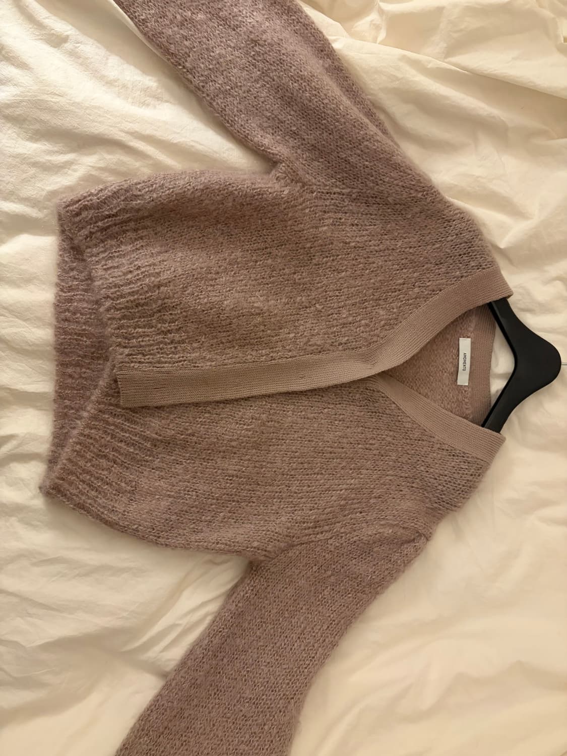 [Amomento] 아모멘토 그랜마 가디건 -핑크 상품이미지4