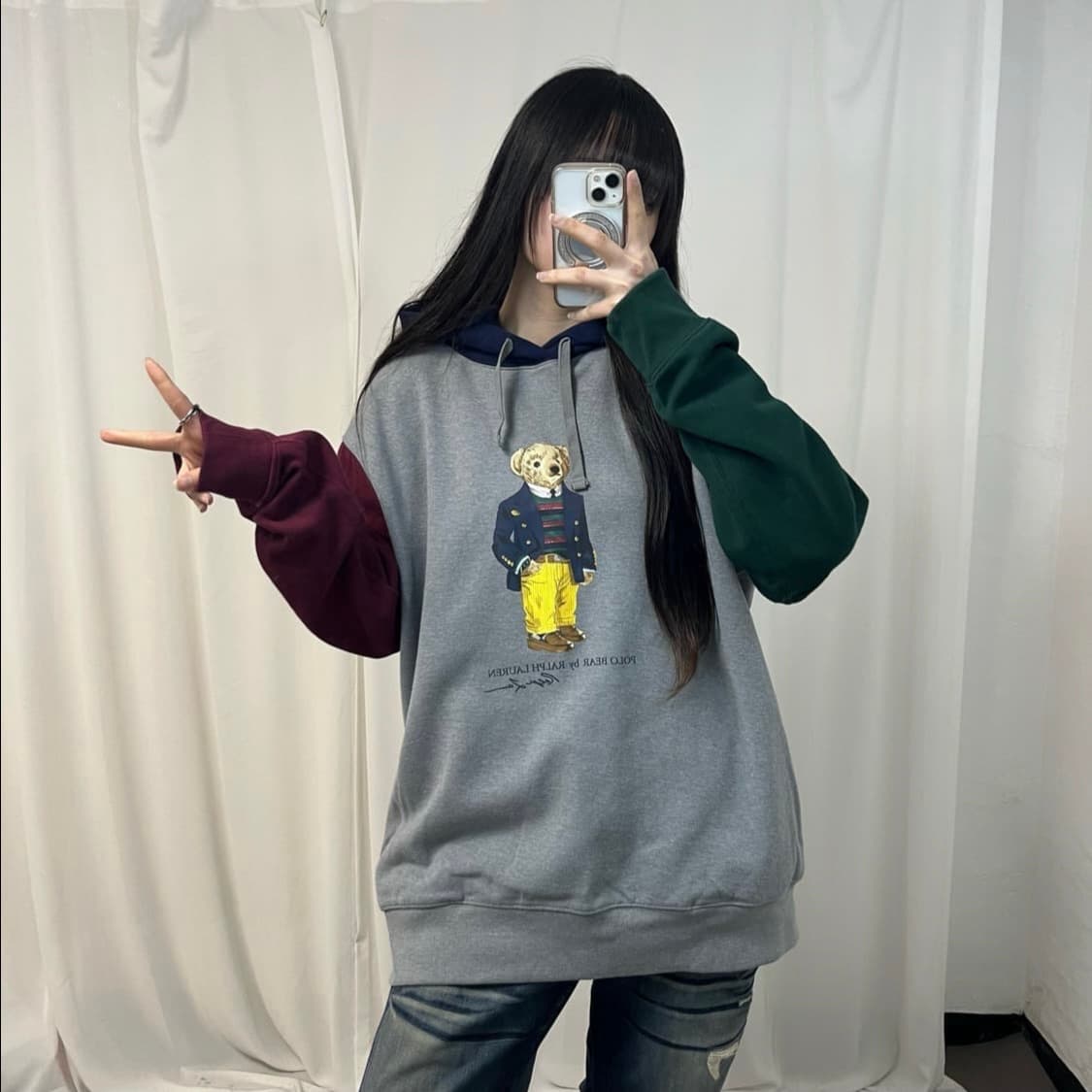 Polo Ralph Lauren bear hoodie 상품이미지2