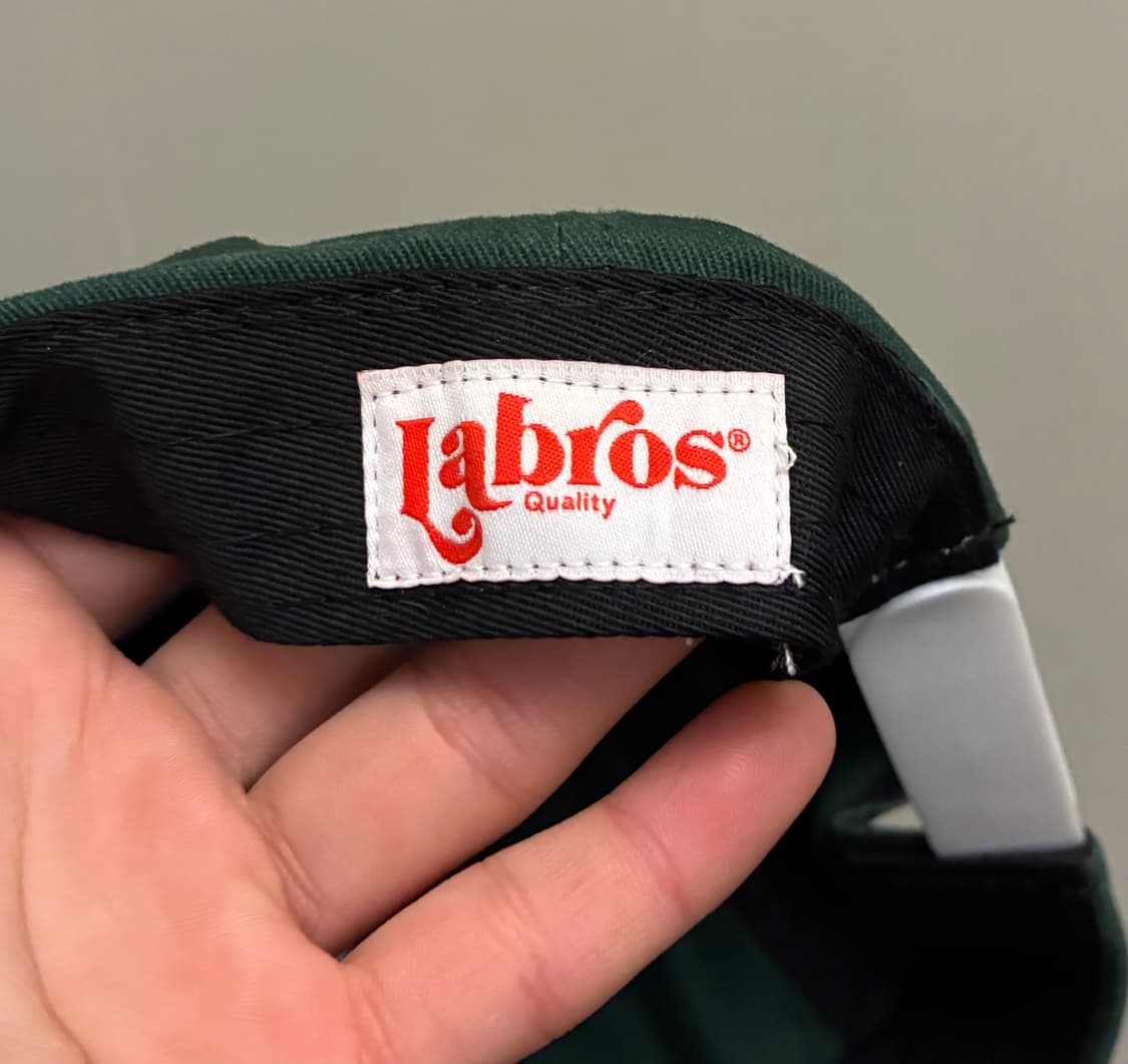 (F)라브로스 LT LB 자수 6패널 볼캡 모자 그린 상품이미지8