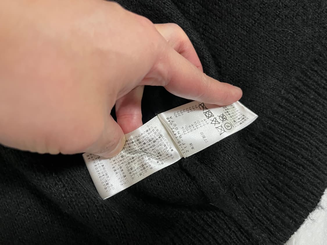 (L)빔즈 모헤어 가디건 (블랙) 상품이미지9