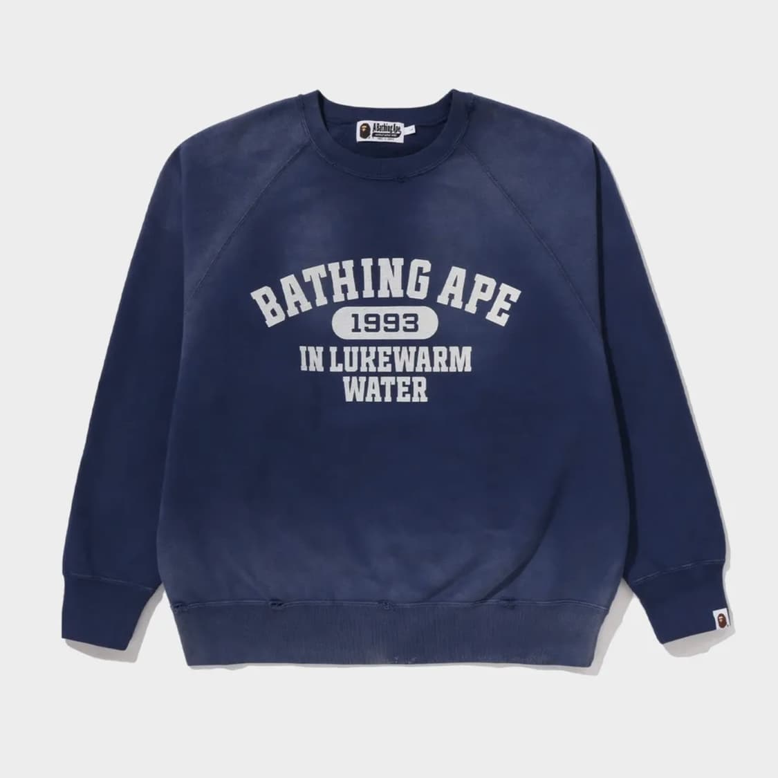 베이프 bape 디스트로이 워시드 스웨트셔츠 맨투맨 L 상품이미지1