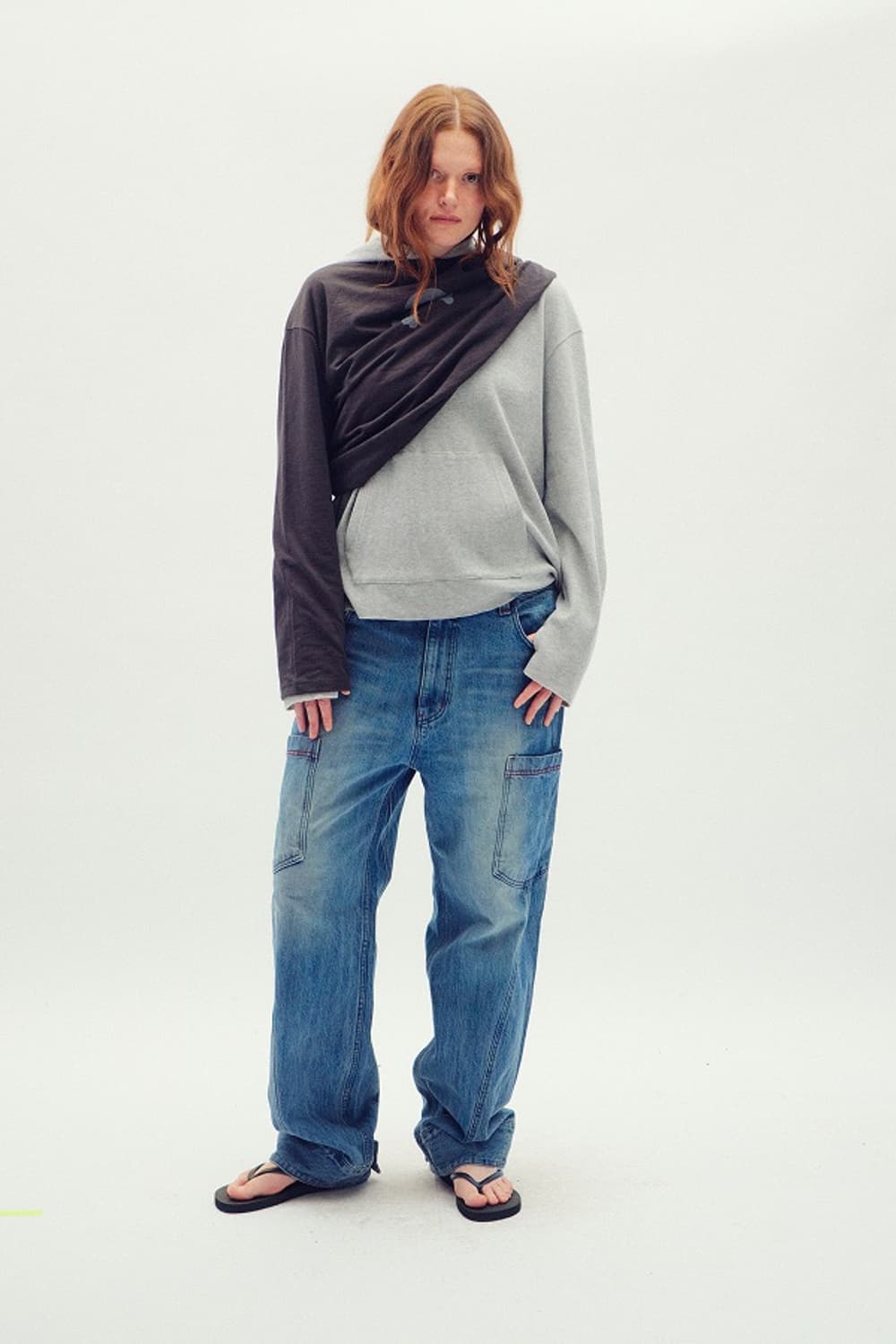 ERTR / side pocket 카고 데님 팬츠 상품이미지2