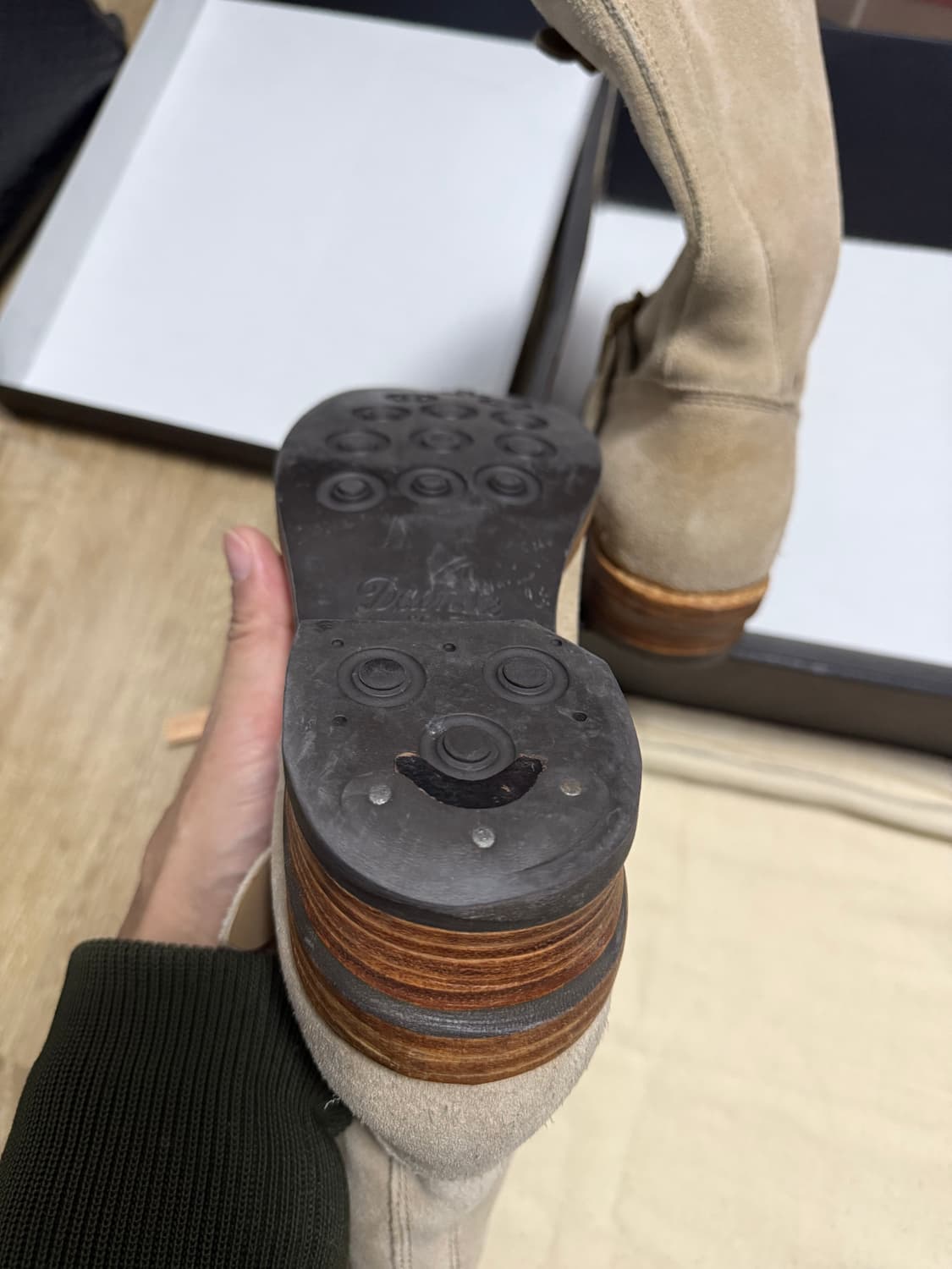 비즈빔 23SS T.W.O. Boots 투 부츠 엔지니어 부츠 샌드 상품이미지7