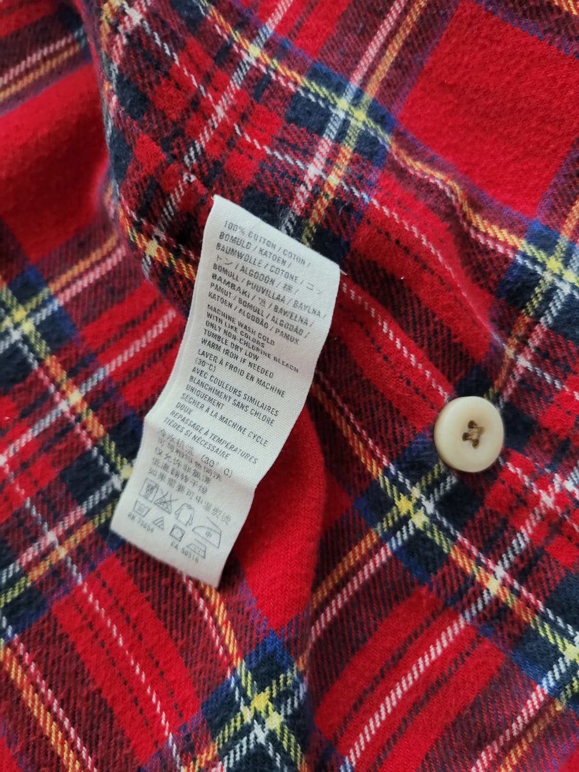 아베크롬비 Abercrombie 워크웨어 체크안감 셔츠형 자켓 XL 상품이미지7