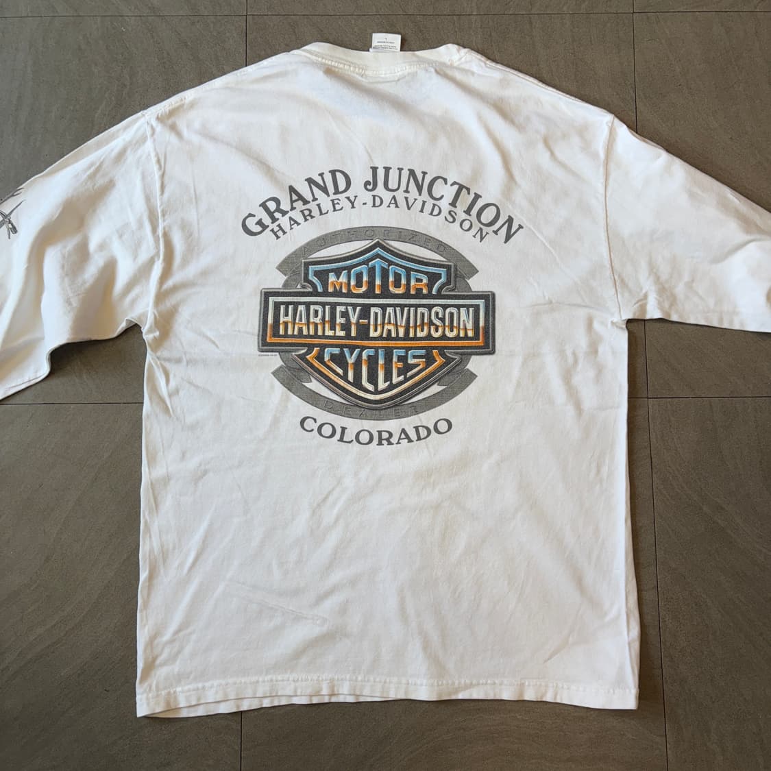 미국 생산 할리데이비슨 롱슬리브 티셔츠 긴팔티 할리티 상품이미지7