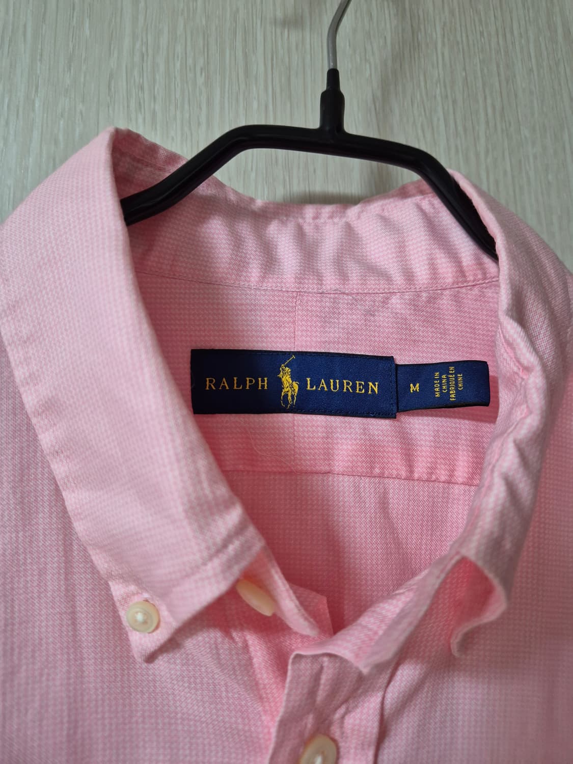 폴로 랄프로렌 핑크 셔츠 남방 남성 M 상품이미지5