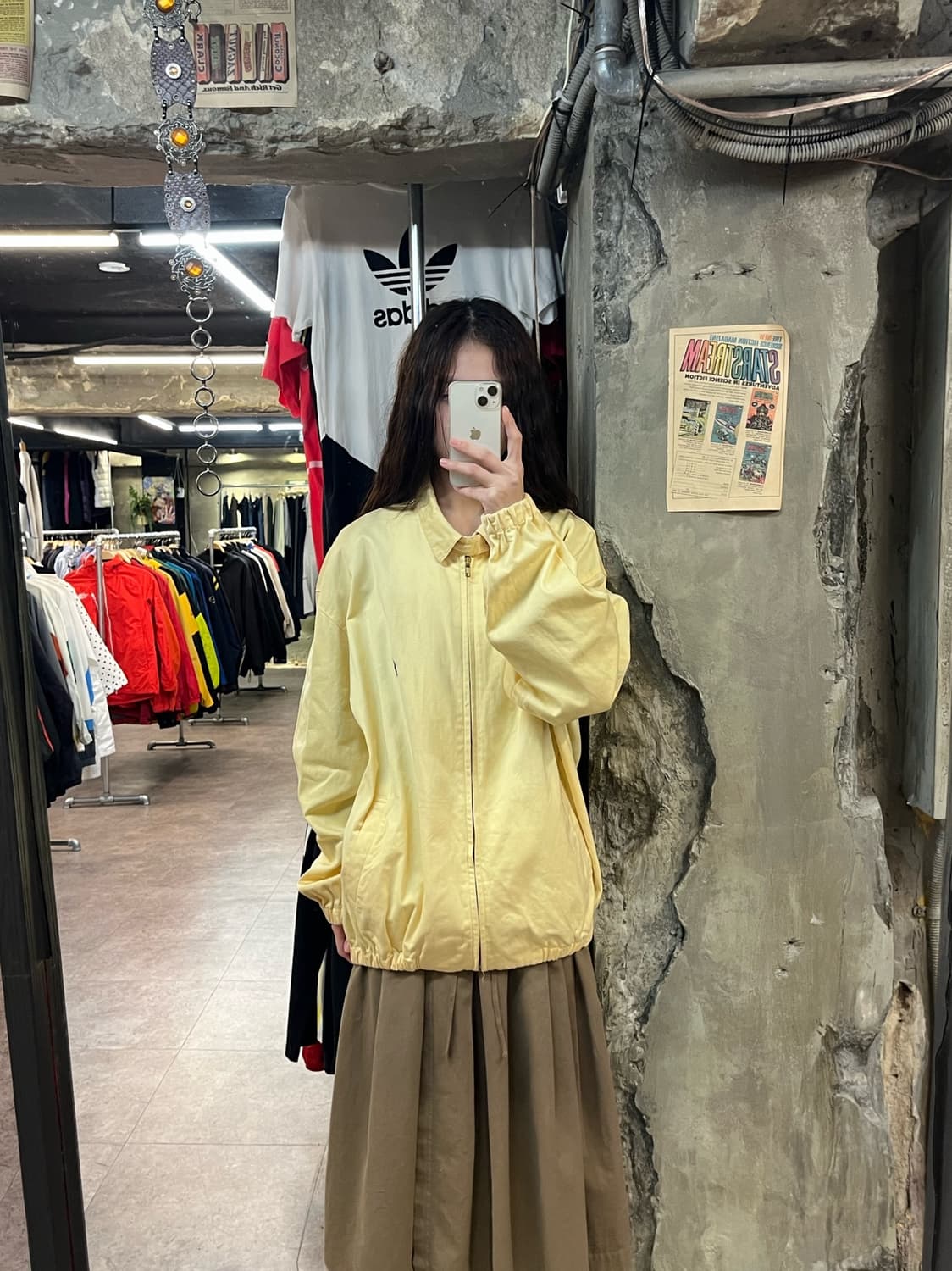 폴로 랄프로렌 블루종 자켓 옐로우 L #csz1984 상품이미지2