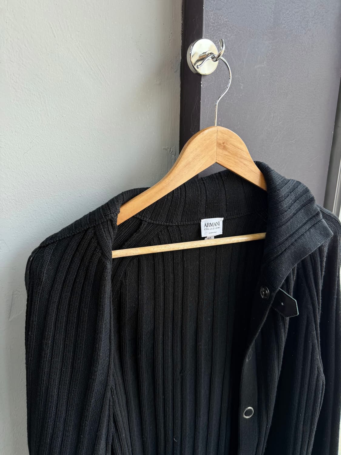 50/ 알마니 꼴레지오니 골지 니트 자켓 상품이미지6