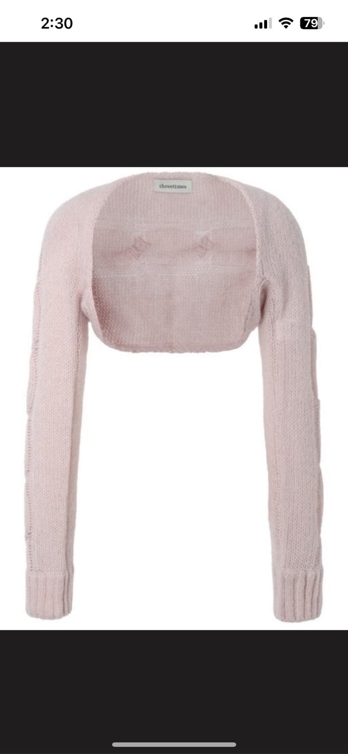 쓰리타임즈 캔디볼레로 (pink) 상품이미지1