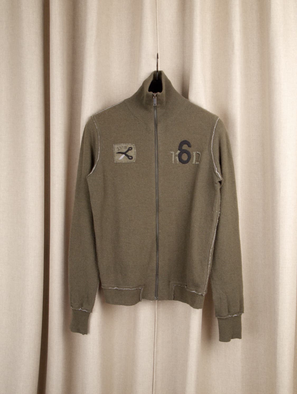 Wool Zip-up Knit Jacket 상품이미지2