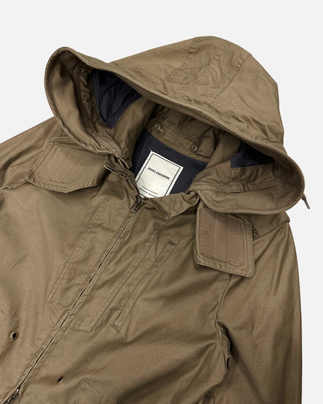 NANO UNIVERSE beige mountain parka 상품이미지3