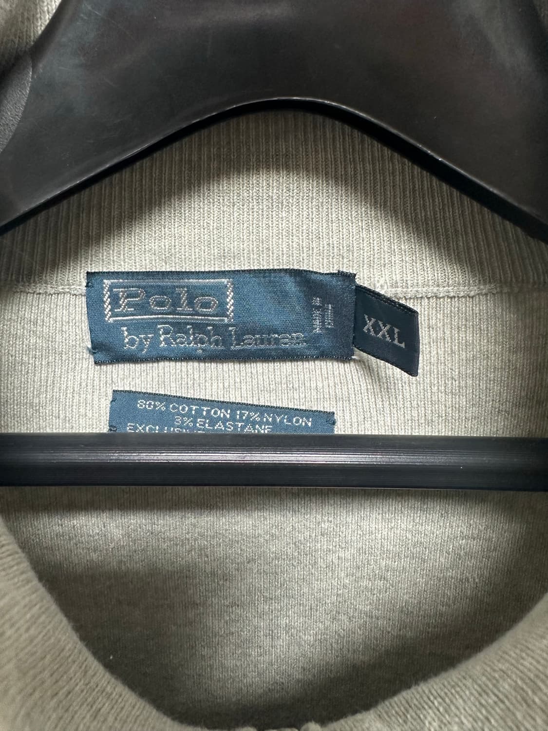 no.89 폴로 랄프로렌 그레이  투웨이니트집업 XXL s급 상품이미지4