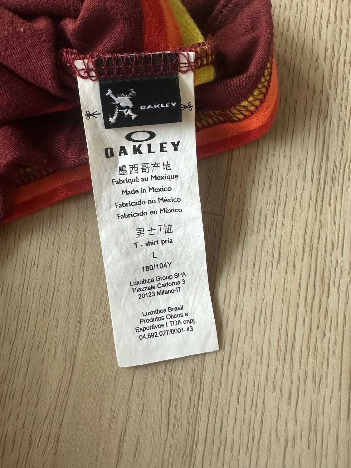 오클리 스트라이프 티셔츠 L 상품이미지3