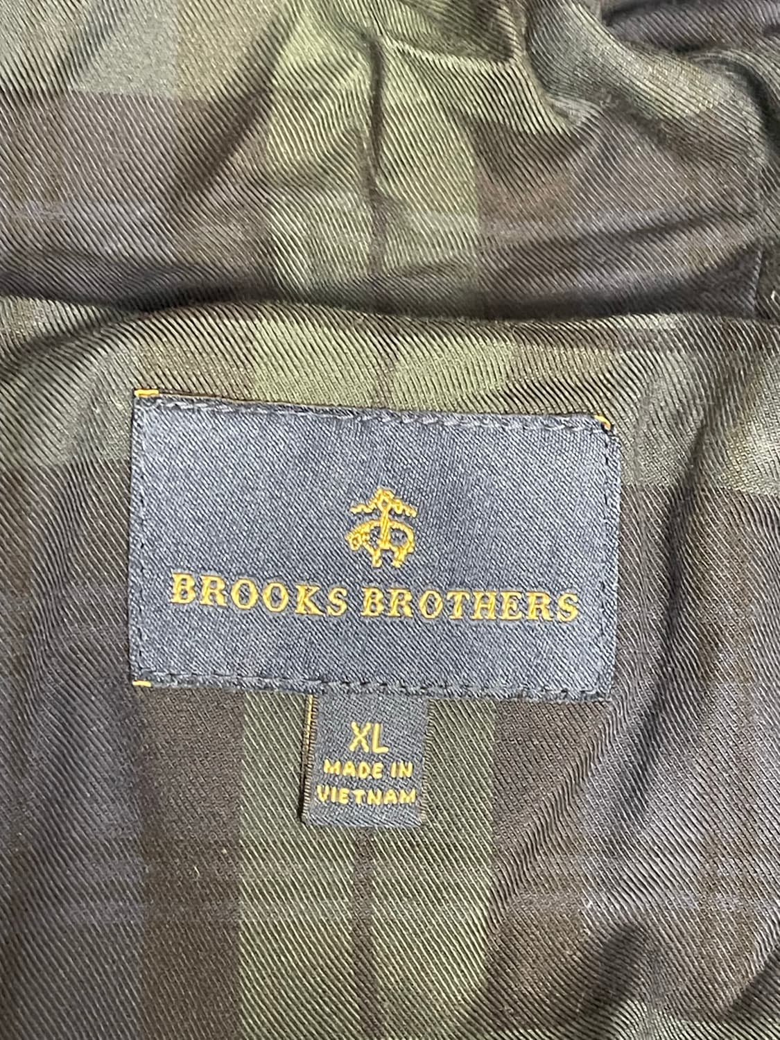 브룩스 브라더스 퀼팅 후드 덕다운 네이비 XL 상품이미지6