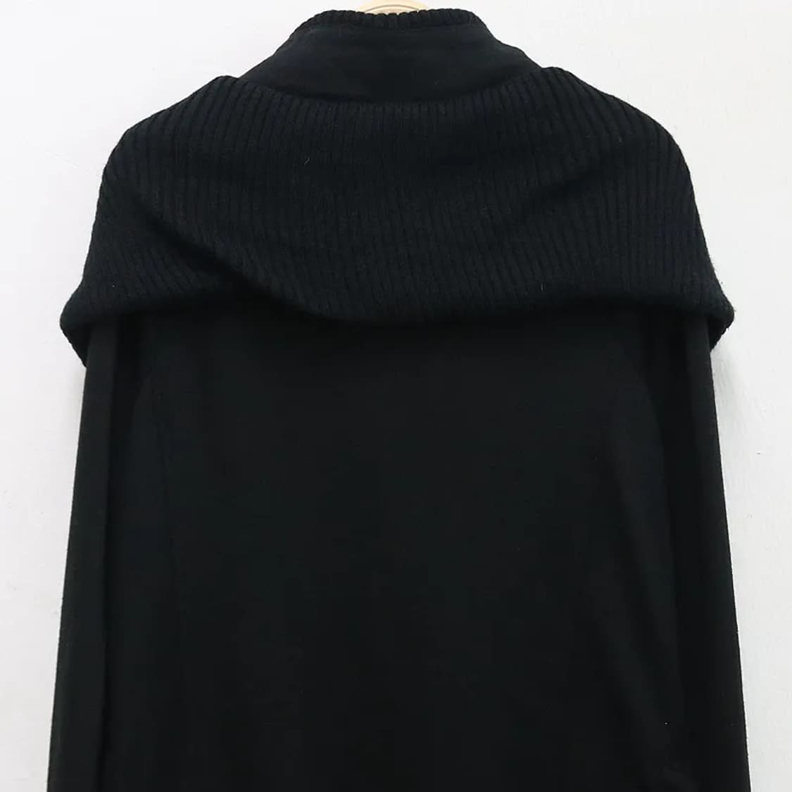 CUTIE BLONDE 블랙 후드 집업 60507 상품이미지5