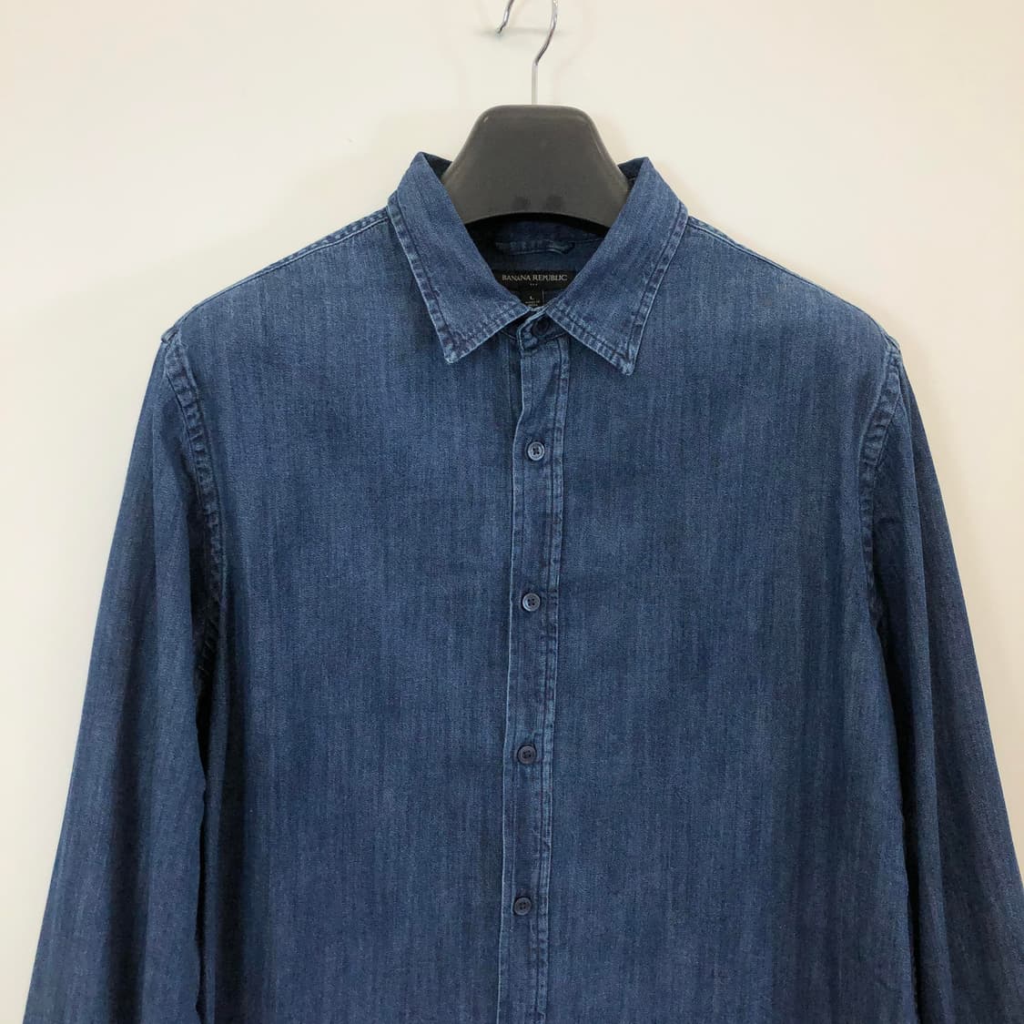 바나나리퍼블릭 데님셔츠 L 진청 상품이미지3