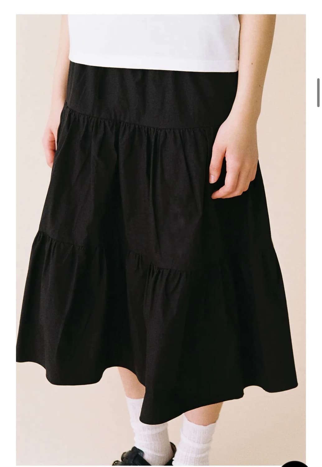 곤니치와봉쥬르 Butterfly shirring skirts (새상품) 상품이미지2