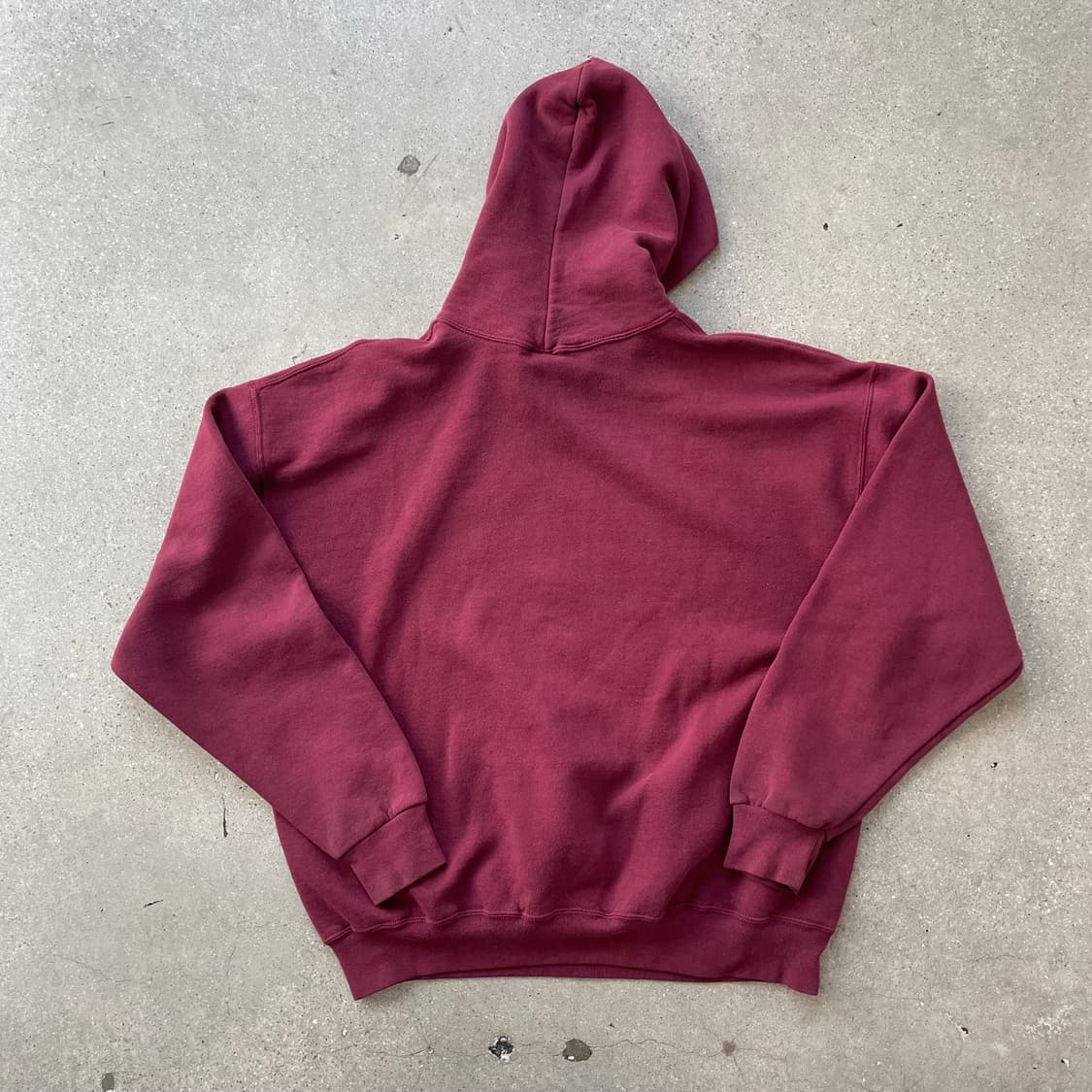 빈티지  러셀애슬레틱 후드 버건디(화이트)made in mexico 상품이미지10