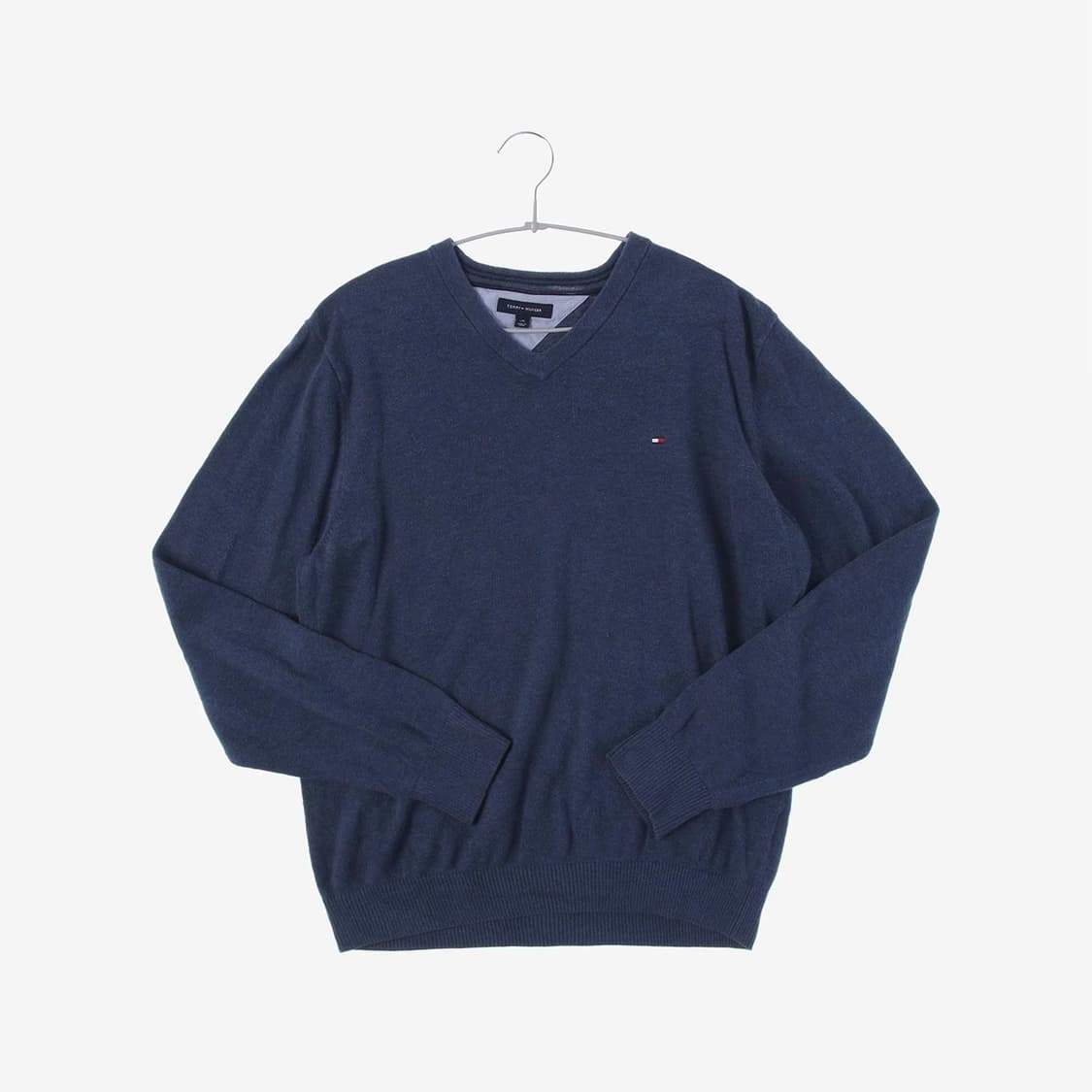 [L] Tommy 타미힐피거 코튼 브이넥 니트 상품이미지2
