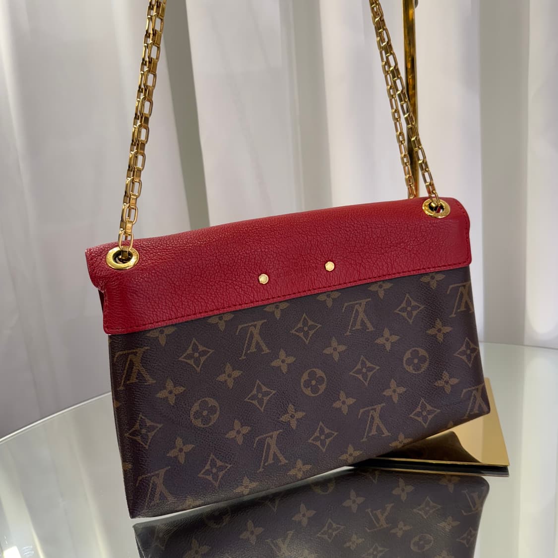 루이비통 모노그램 팔라스 플랩 체인 숄더백 상품이미지5