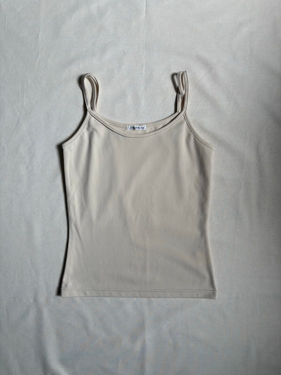 vintage double strap sleeveless top 상품이미지1