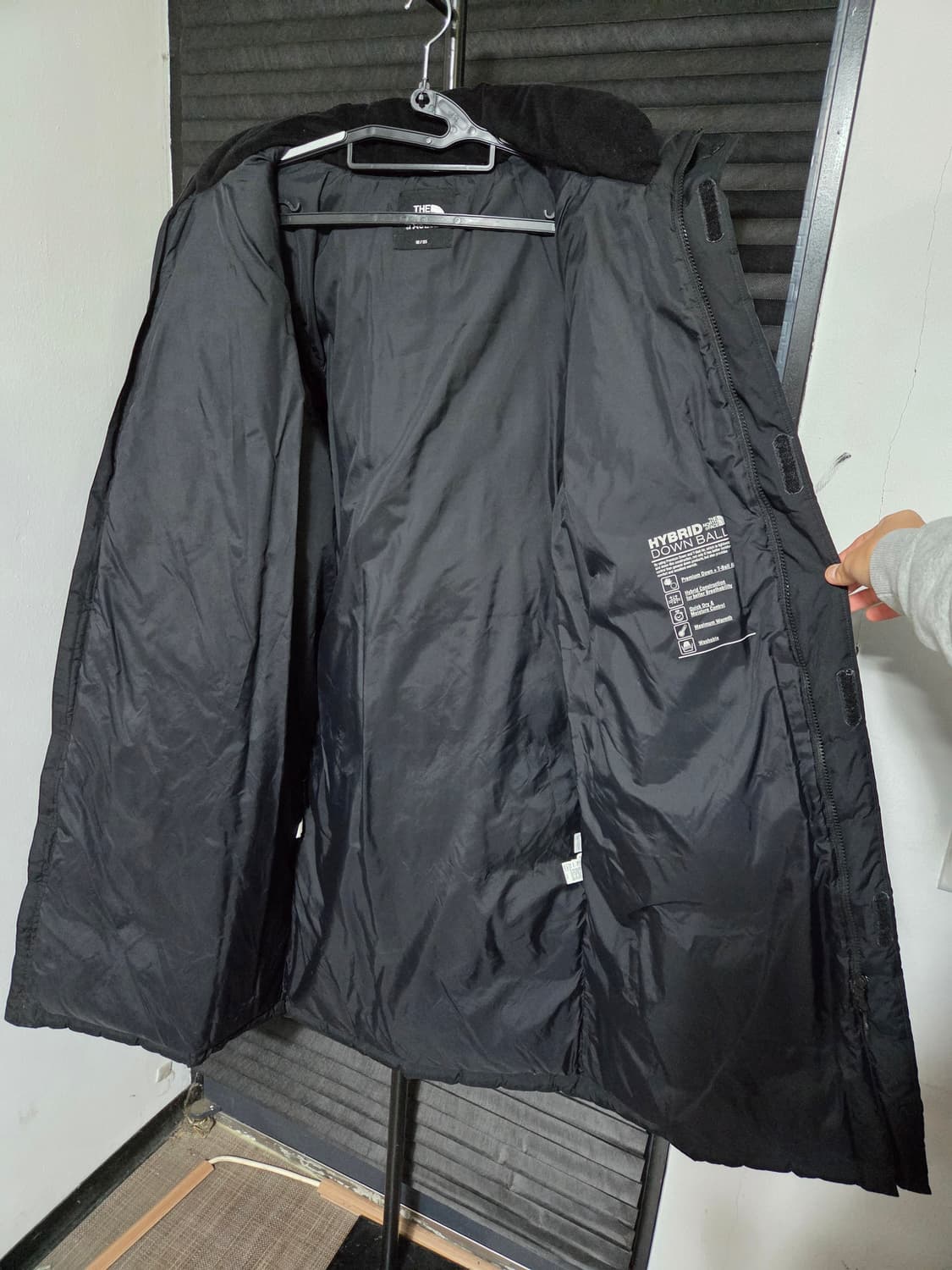 (정품) [노스페이스] 하이브리드 다운볼 롱패딩 판매합니다. 상품이미지5