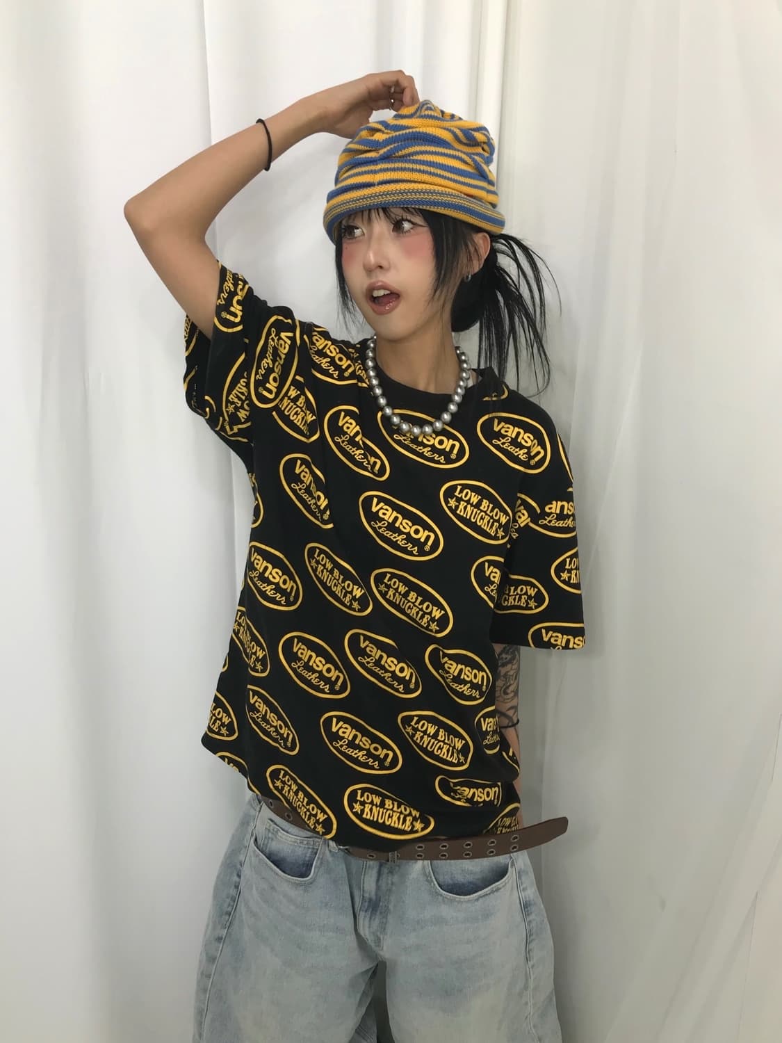 Vanson Leathers Full Logo T-shirt 상품이미지1