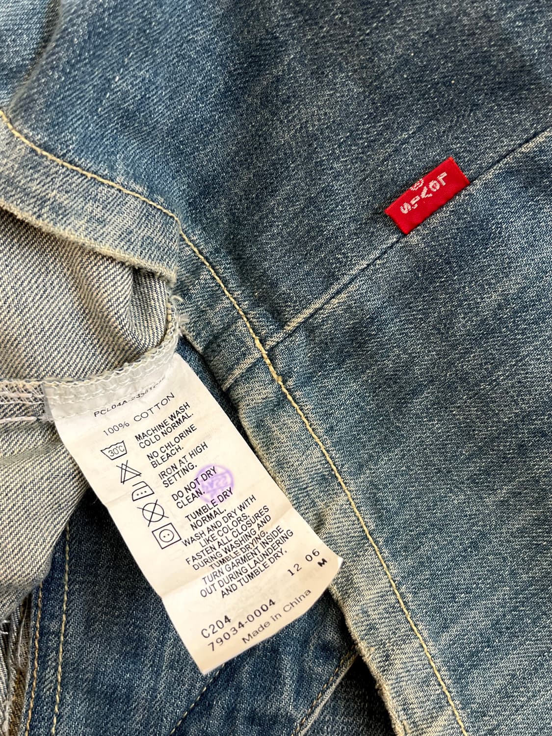 LEVIs 더블 데님 베스트 자켓 상품이미지10
