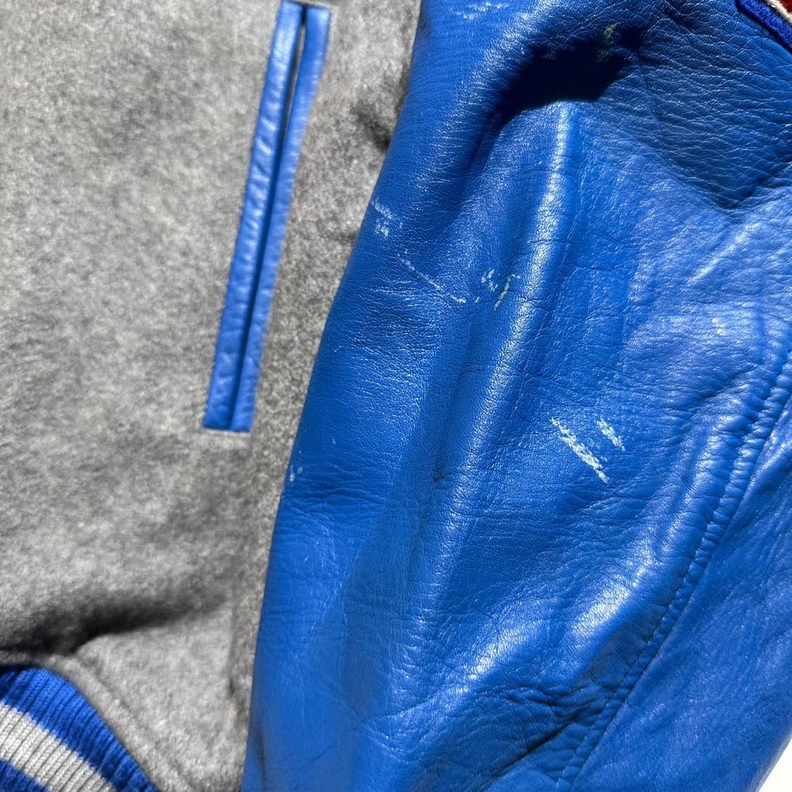 Kansai University  울레더 바시티 자켓 상품이미지5