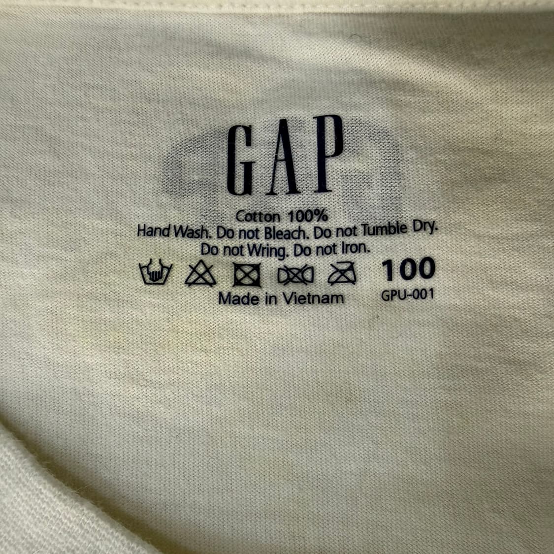 100 GAP 갭 반팔 티셔츠 0316T 상품이미지3