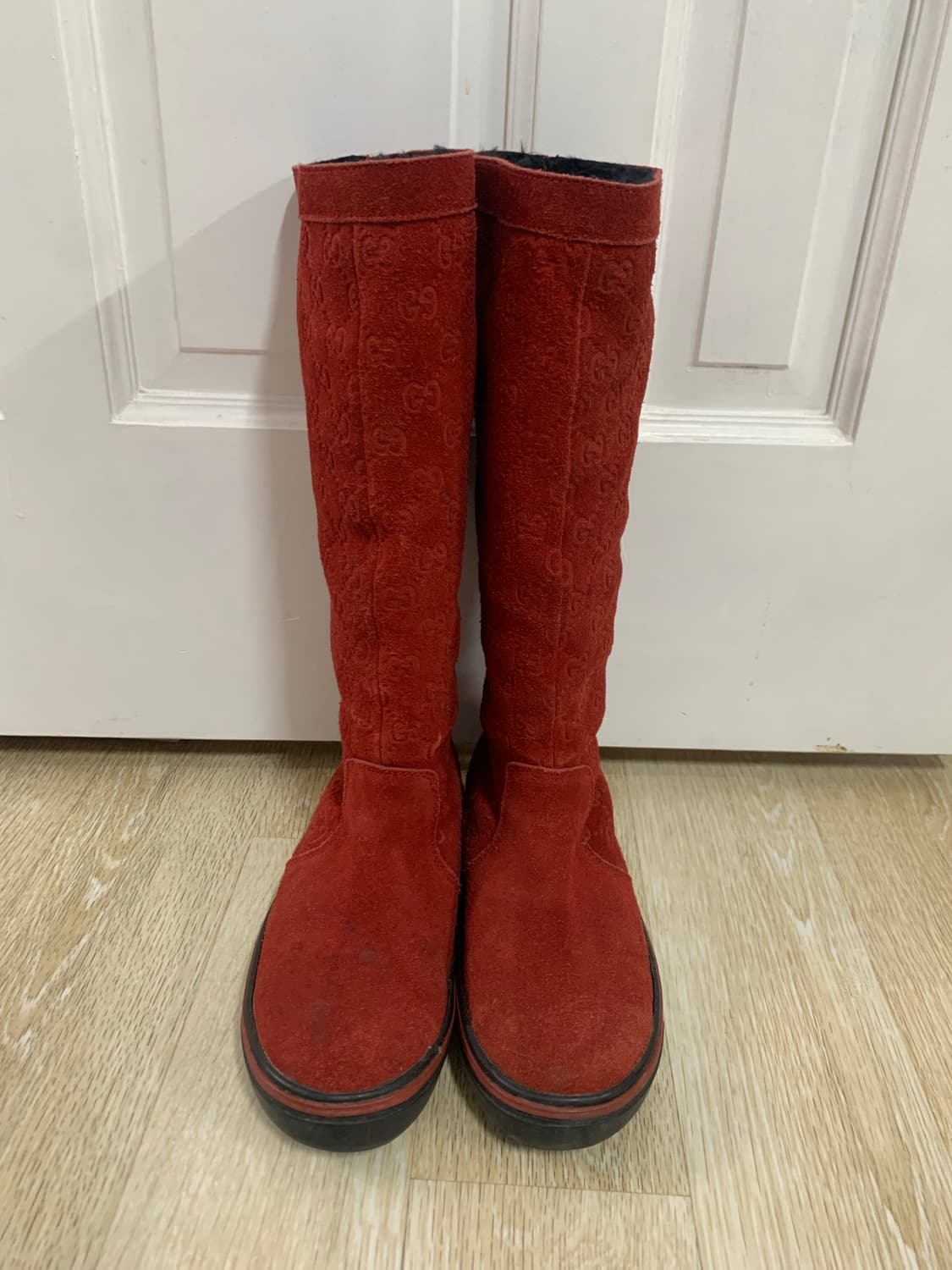 gucci 구찌 스웨이드 자카드 부츠 상품이미지4