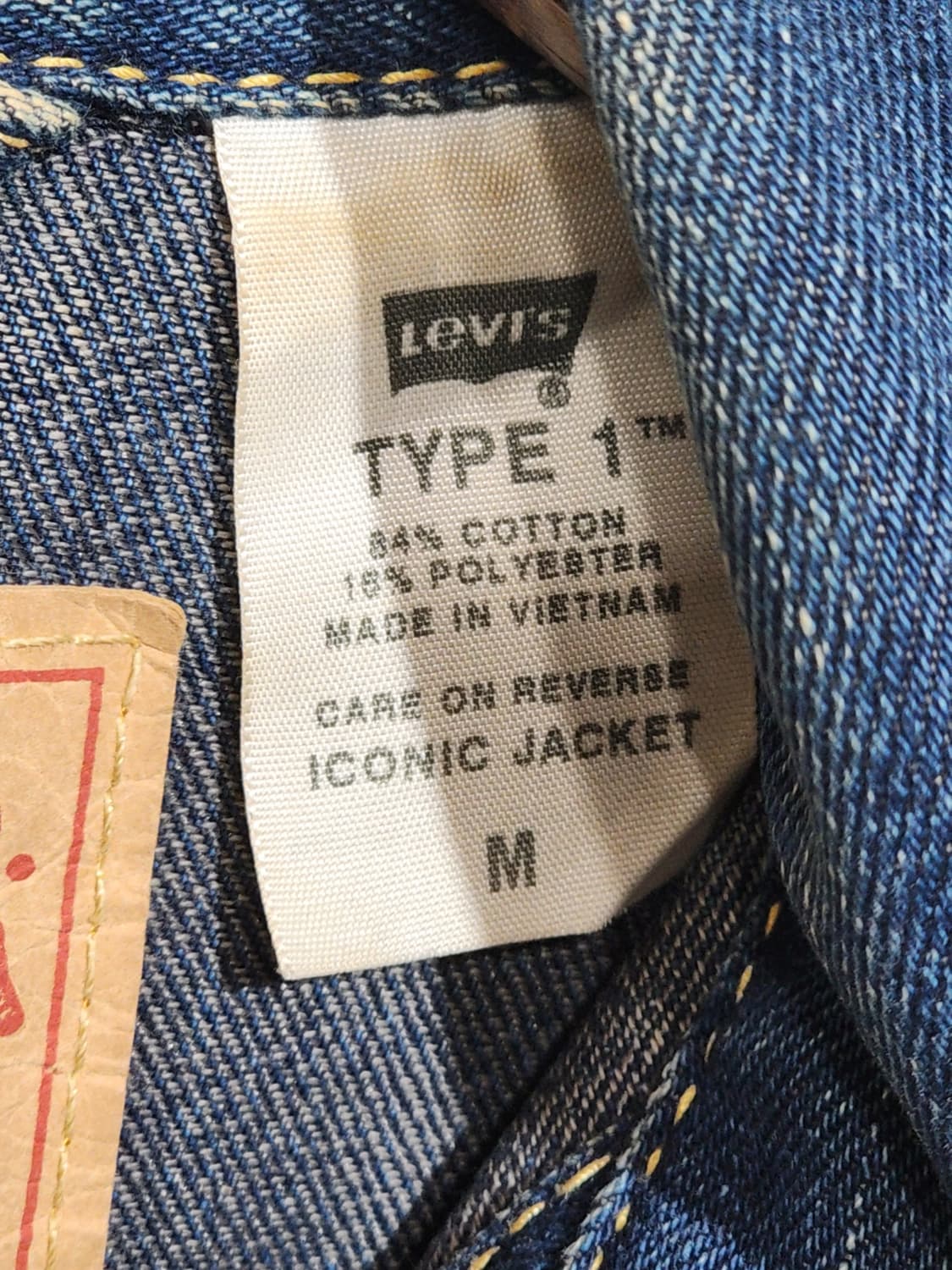 (M) 리바이스 청자켓 중청 타입원 데님자켓 레드탭  상품이미지4