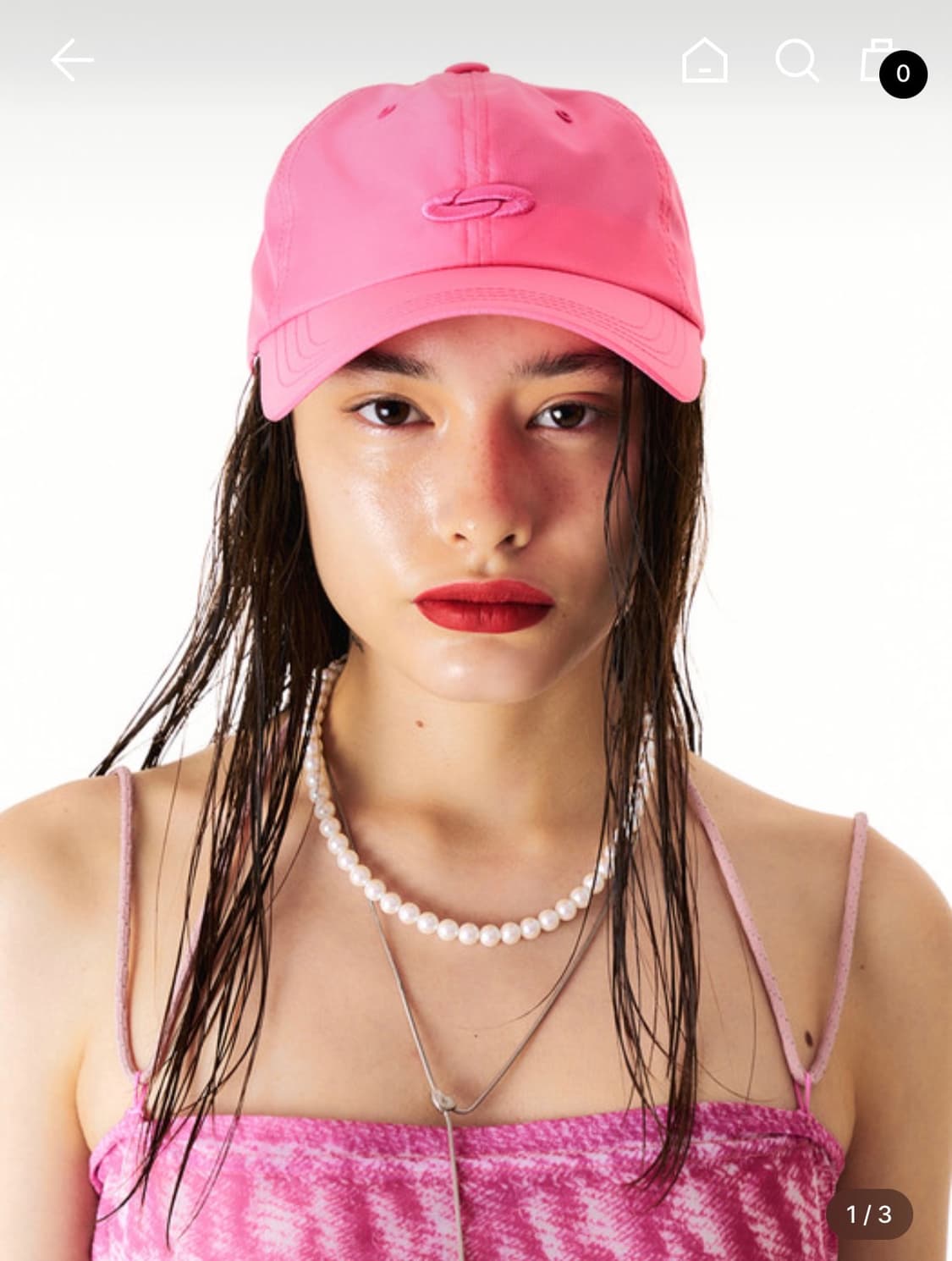 Symbol Logo Cap Pink  상품이미지1