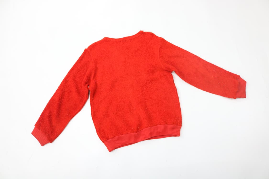  빈티지 미키 마우스 롤러스케이트 타월 니트 (L) 상품이미지6