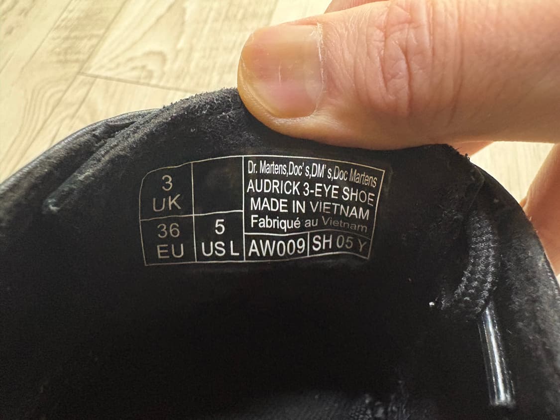 닥터마틴 3홀 오드릭 나파 220 상품이미지7