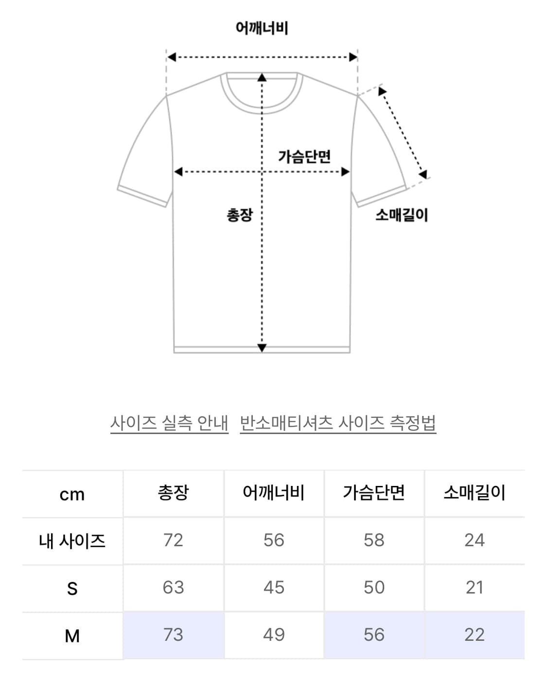 새제품 더콜디스모먼트 네이비 반팔티  s 상품이미지2