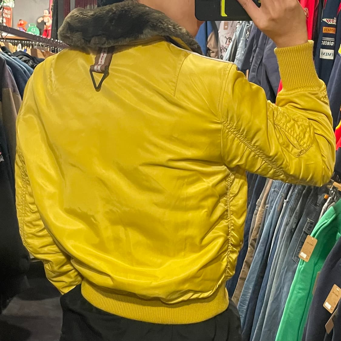 [IM] Vtg 빈티지 옐로우 ma-1자켓 상품이미지5