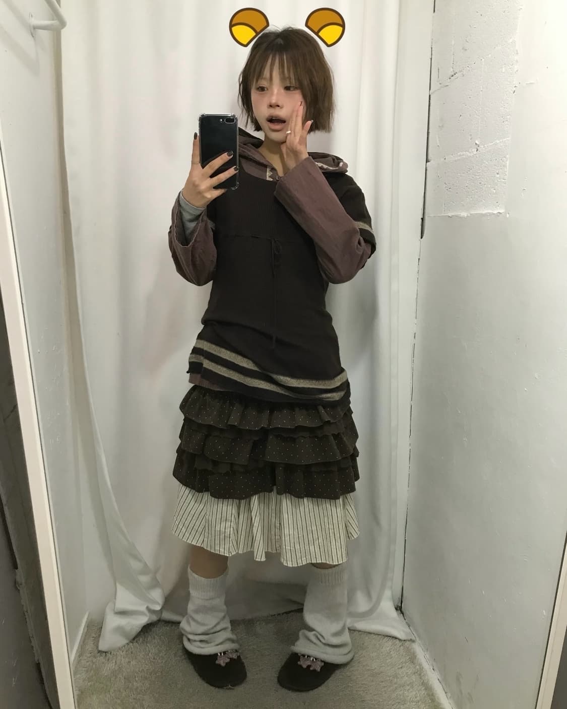 🐶브라운 레이어드 코디 🐶 상품이미지1