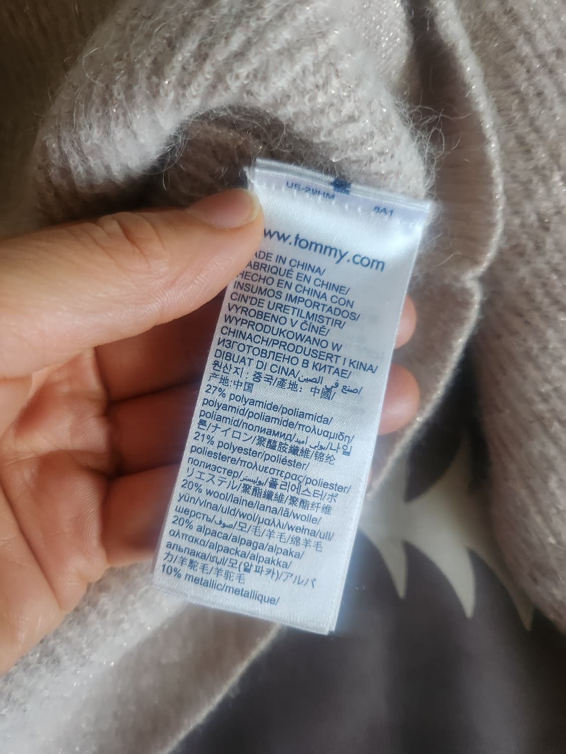 타미힐피거 알파카터틀넥니트s 상품이미지6