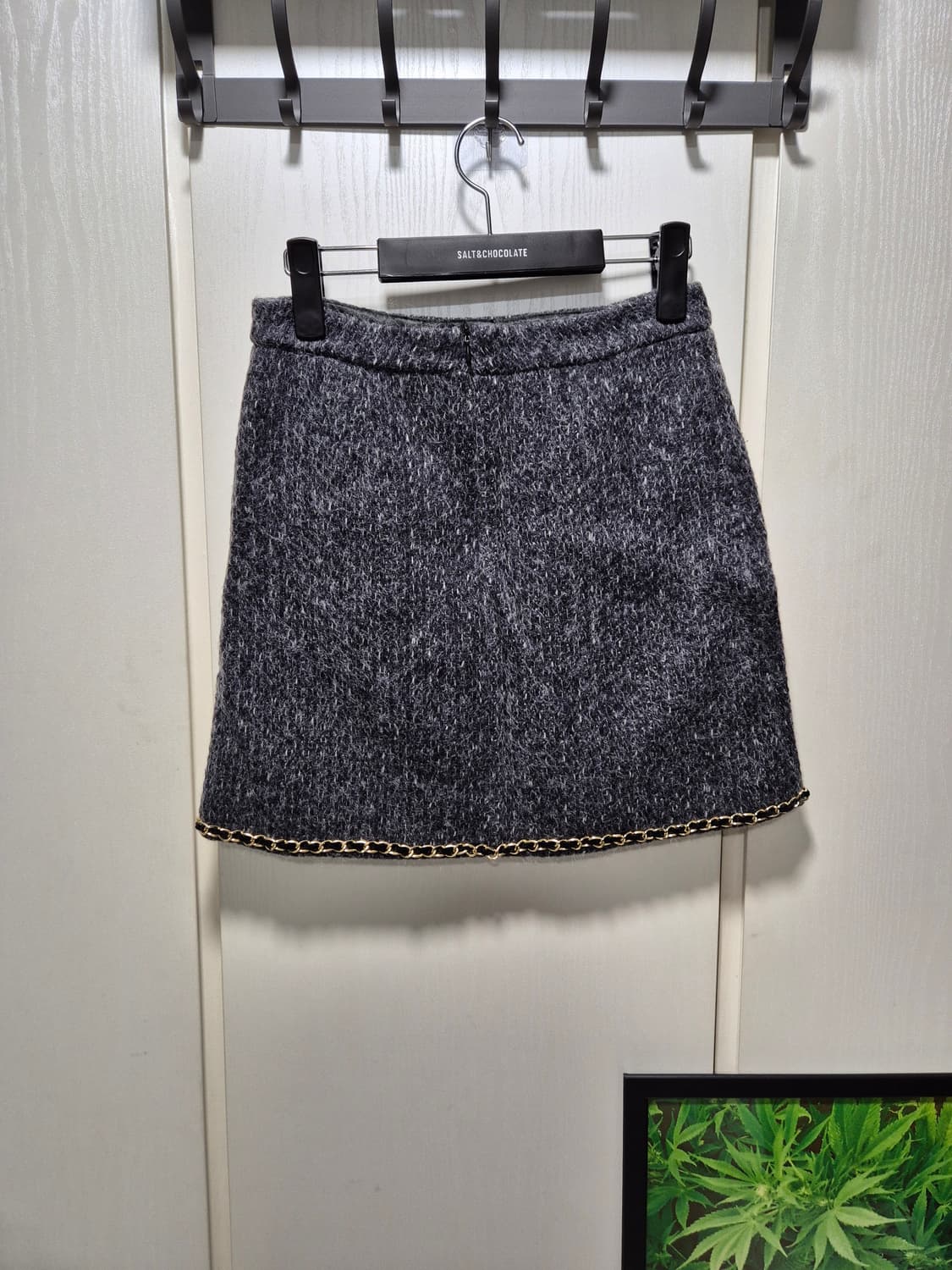 (세일)(새상품)누빔 트위드 셋업 자켓 스커트 상품이미지10