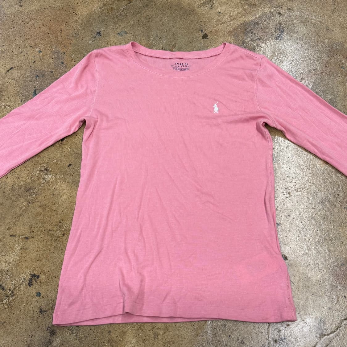 폴로 랄프로렌 딸기우유 핑크 긴팔티  상품이미지3
