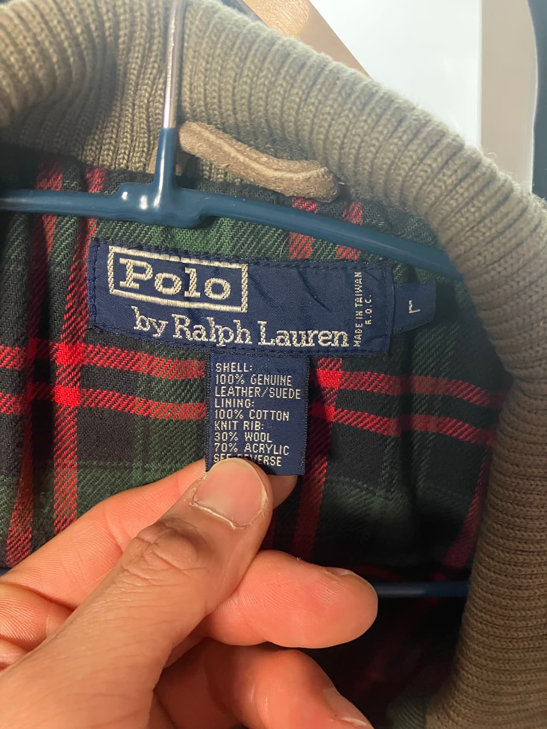 폴로 스웨이드 자켓 L 상품이미지2
