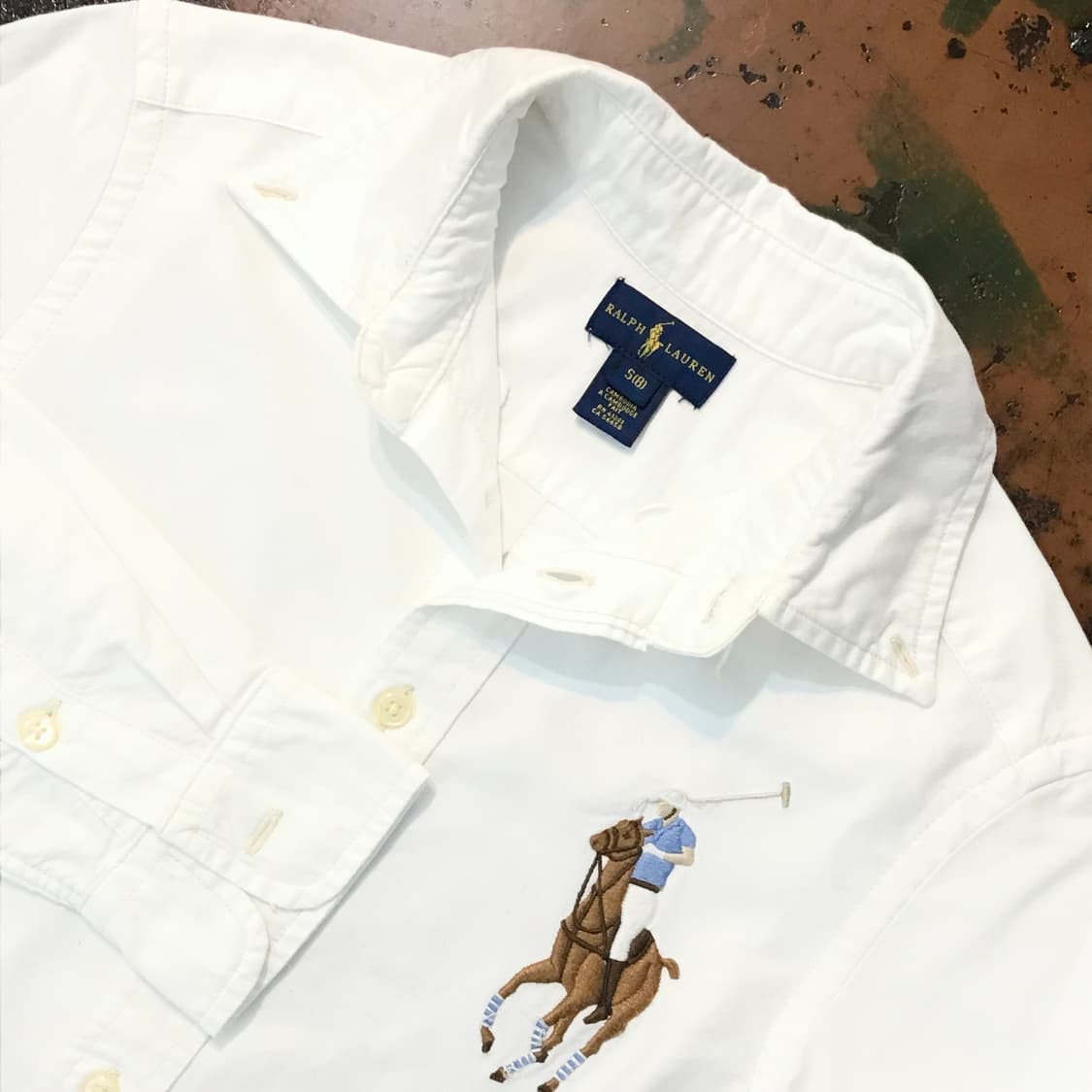 폴로랄프로렌 키즈 화이트 옥스포드 셔츠 남방  상품이미지3