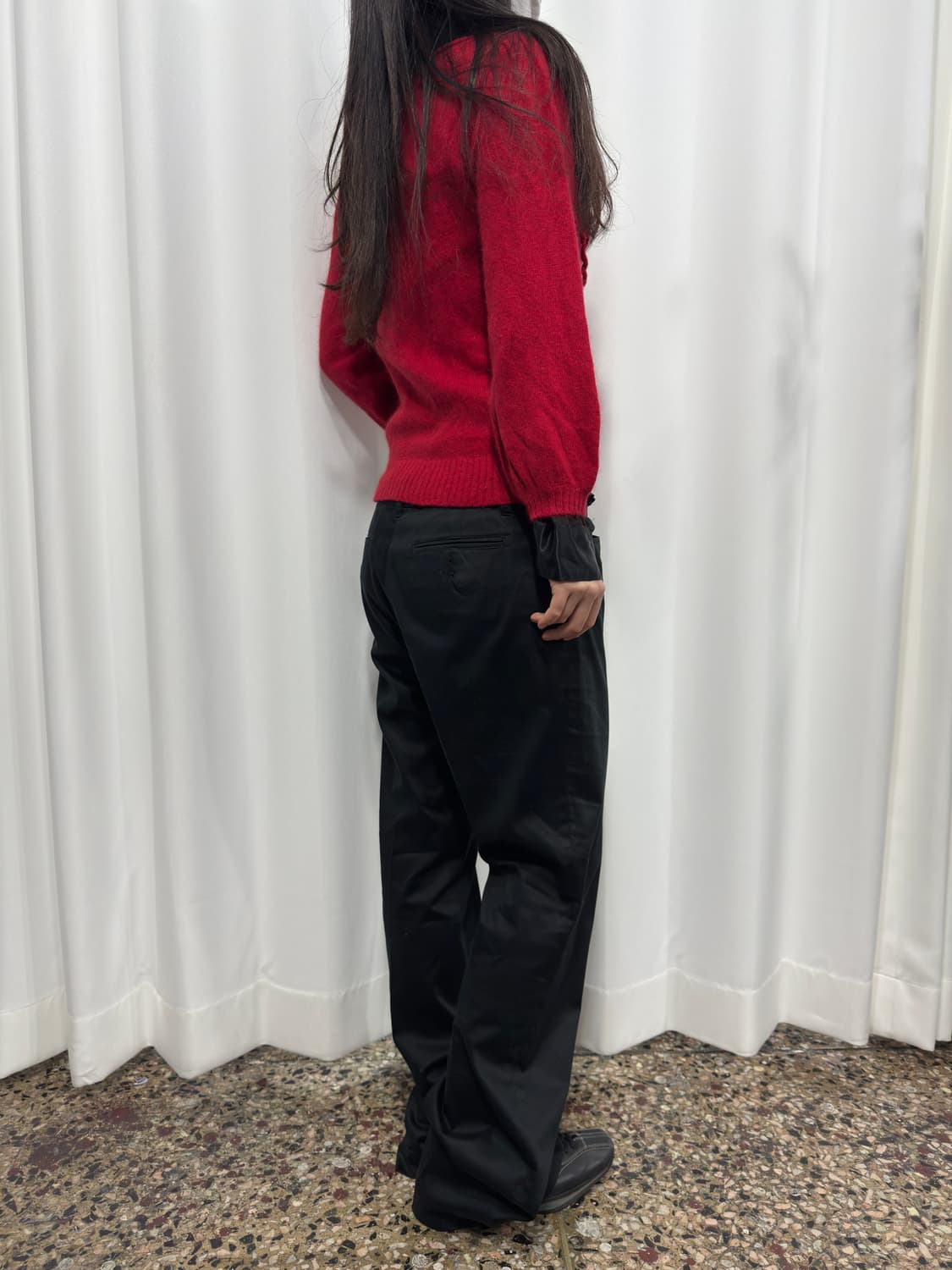 jillstuart red knit top 상품이미지6