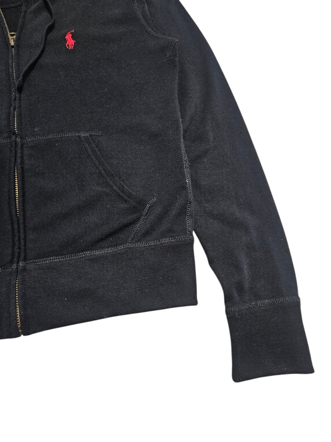 폴로 랄프로렌 여성 후드집업 블랙 상품이미지3