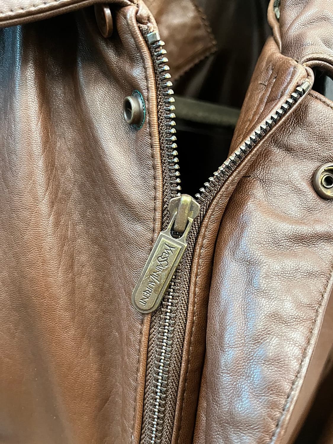 105-110) 입생로랑 브라운 양가죽자켓  상품이미지8