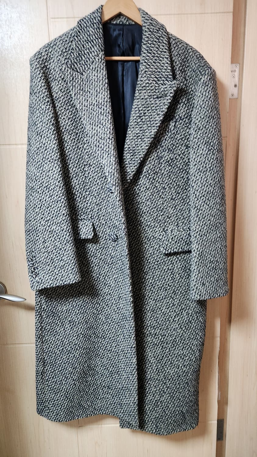 STU - Saturday Of Us 헤링본 울코트 세미오버핏 L 새상품 상품이미지1