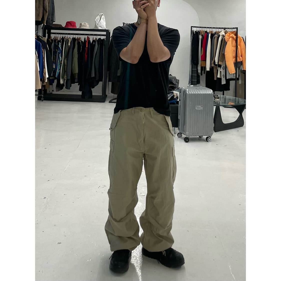 military OG 와이드 카고 팬츠 상품이미지3