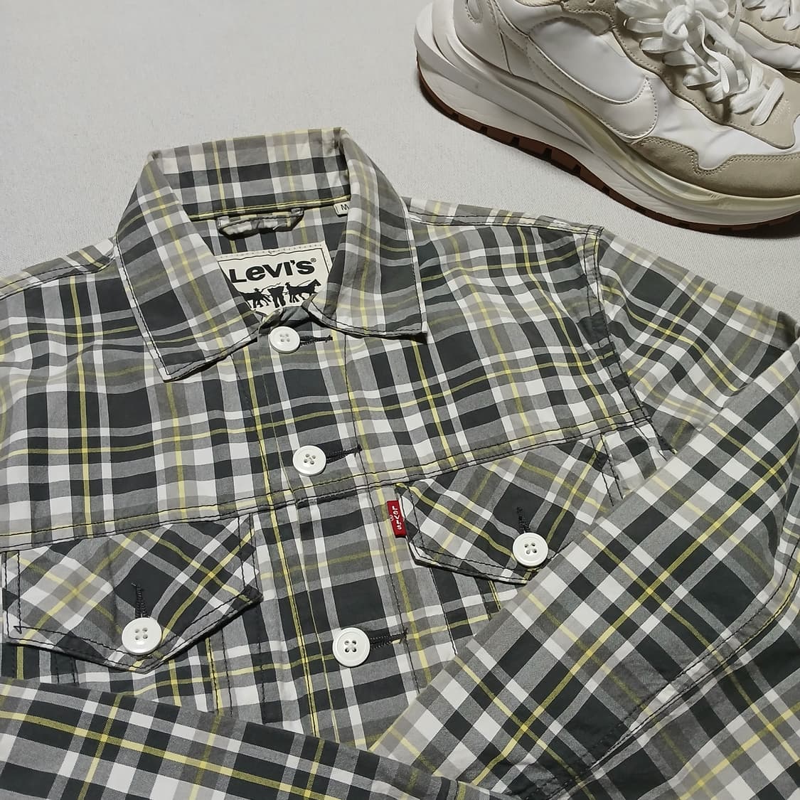 levis 리바이스 체크 트러커 자켓 천 상품이미지1