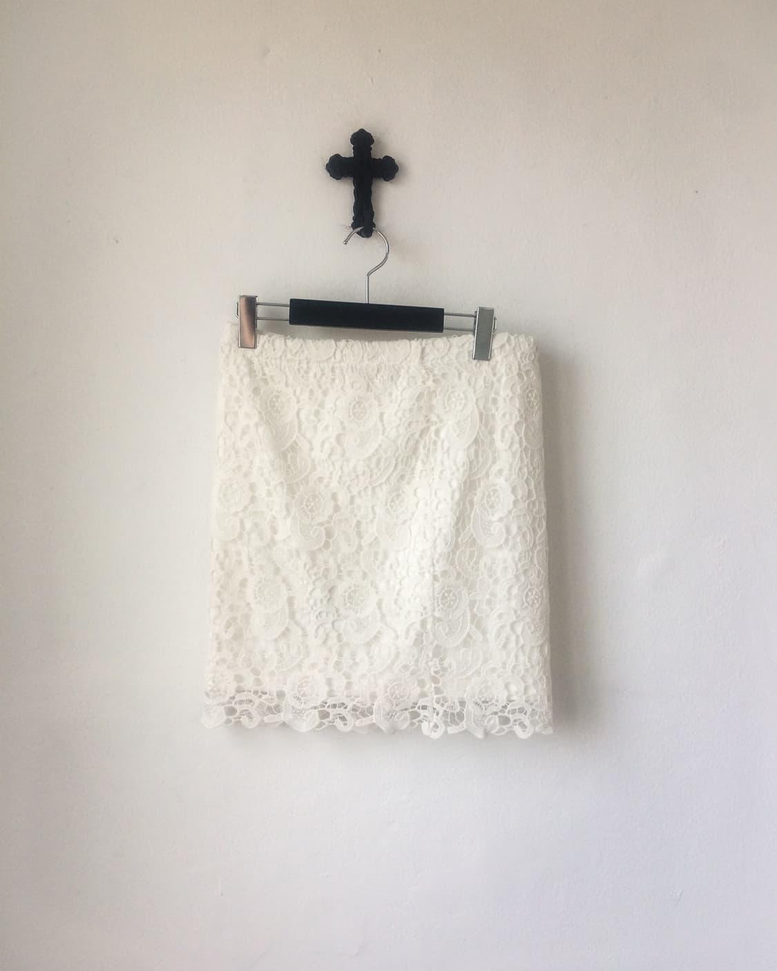 Crochet layered mini skirt 상품이미지1